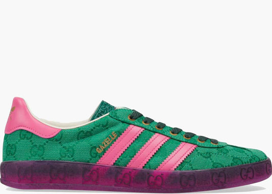 GG x Adidas Gazelle “Green GG Monogram”