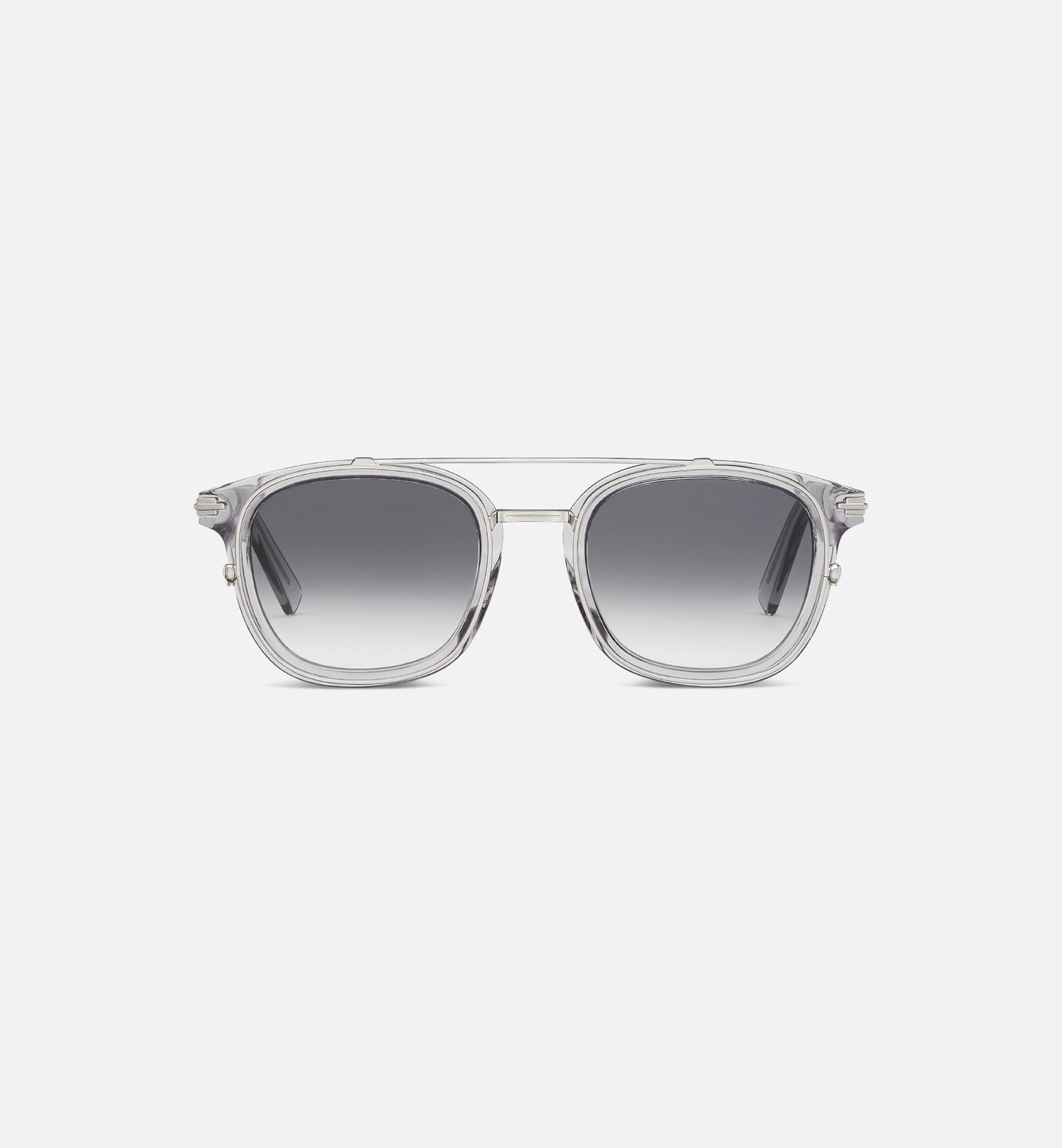 BlackSuit S14I Sunglasses Transparent Grey Square Bio-Acetate Men's