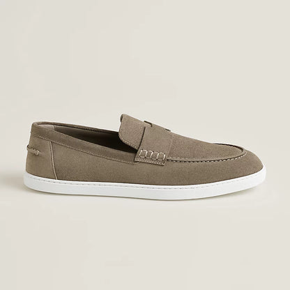 Job Loafer Taupe Wildleder