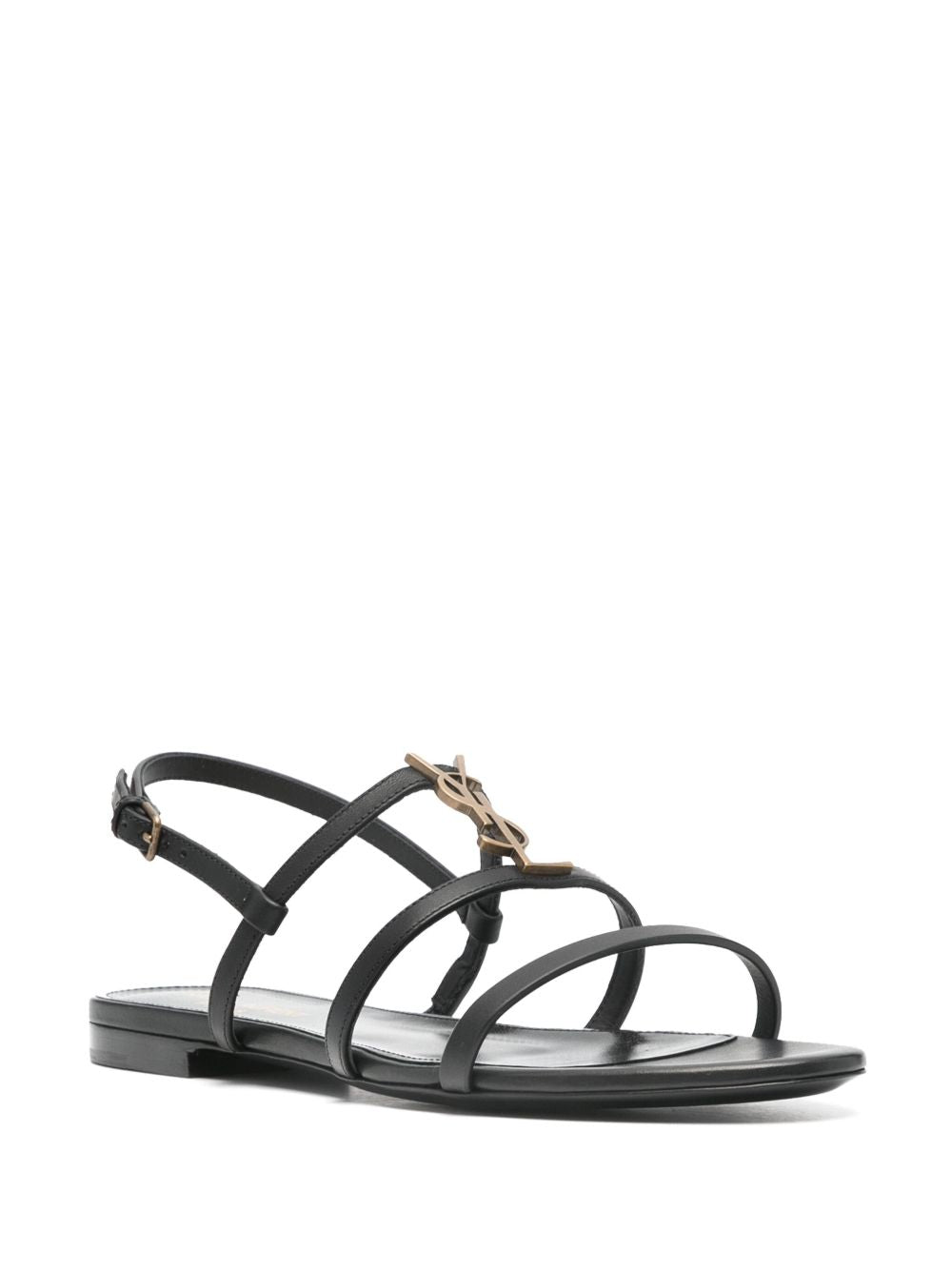 Cassandra sandals in black leather