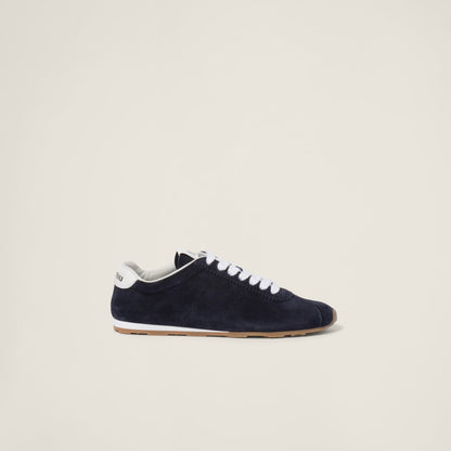 Sneakers Plume aus Wildleder in Blau