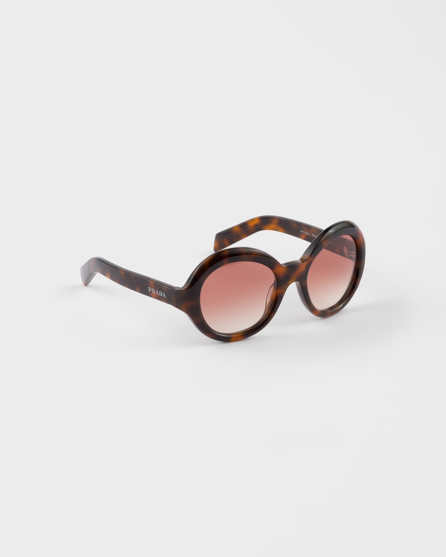 Runde Sonnenbrille mit puderrosa Verlaufsgläsern