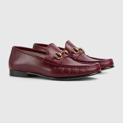 Men's moccasin GG Horsebit 1953 in anchor red