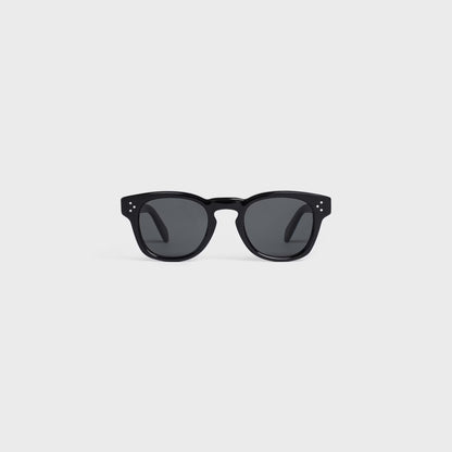 Black Frame 42 Sonnenbrille aus schwarzem Acetat