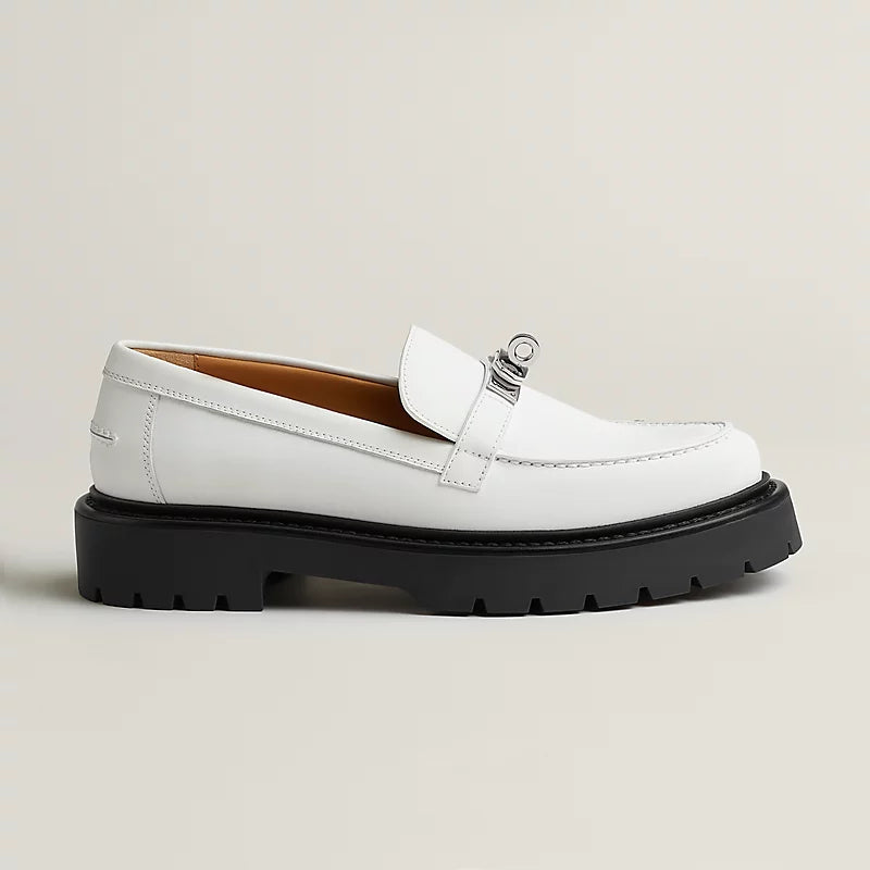 Icone Loafer Weißes Leder