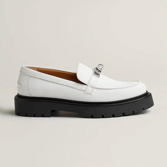 Icone Loafer White Leather