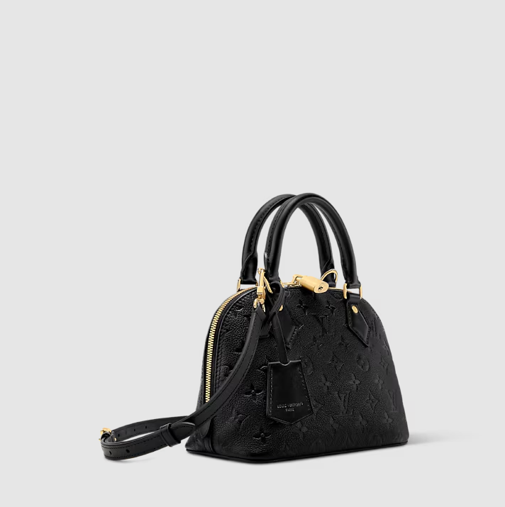 Alma BB Monogram Empreinte Leather Black