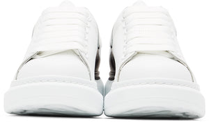 White Dropped Heel Counter Oversized Sneakers