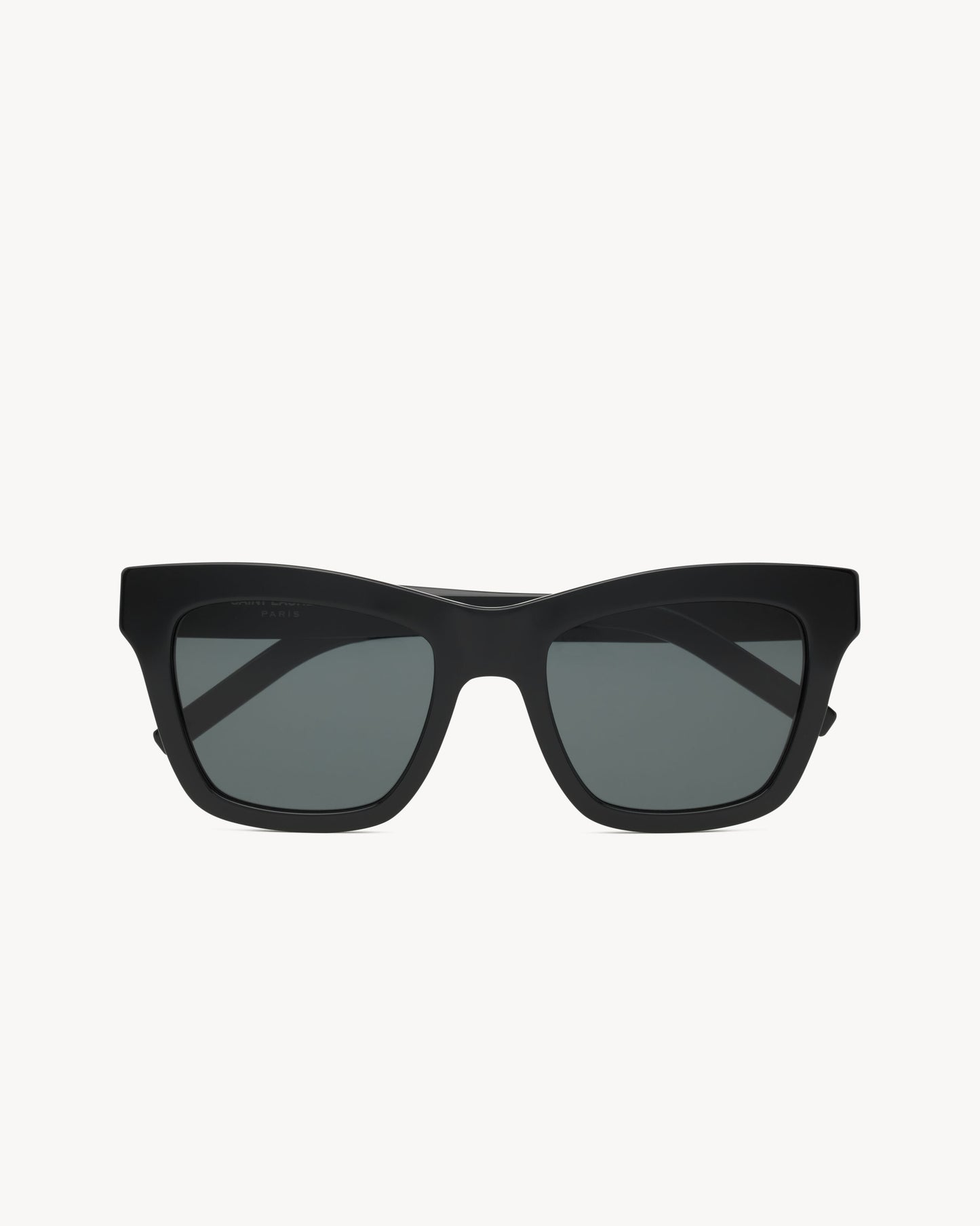 Quadratische Sonnenbrille aus schwarzem Acetat für Damen