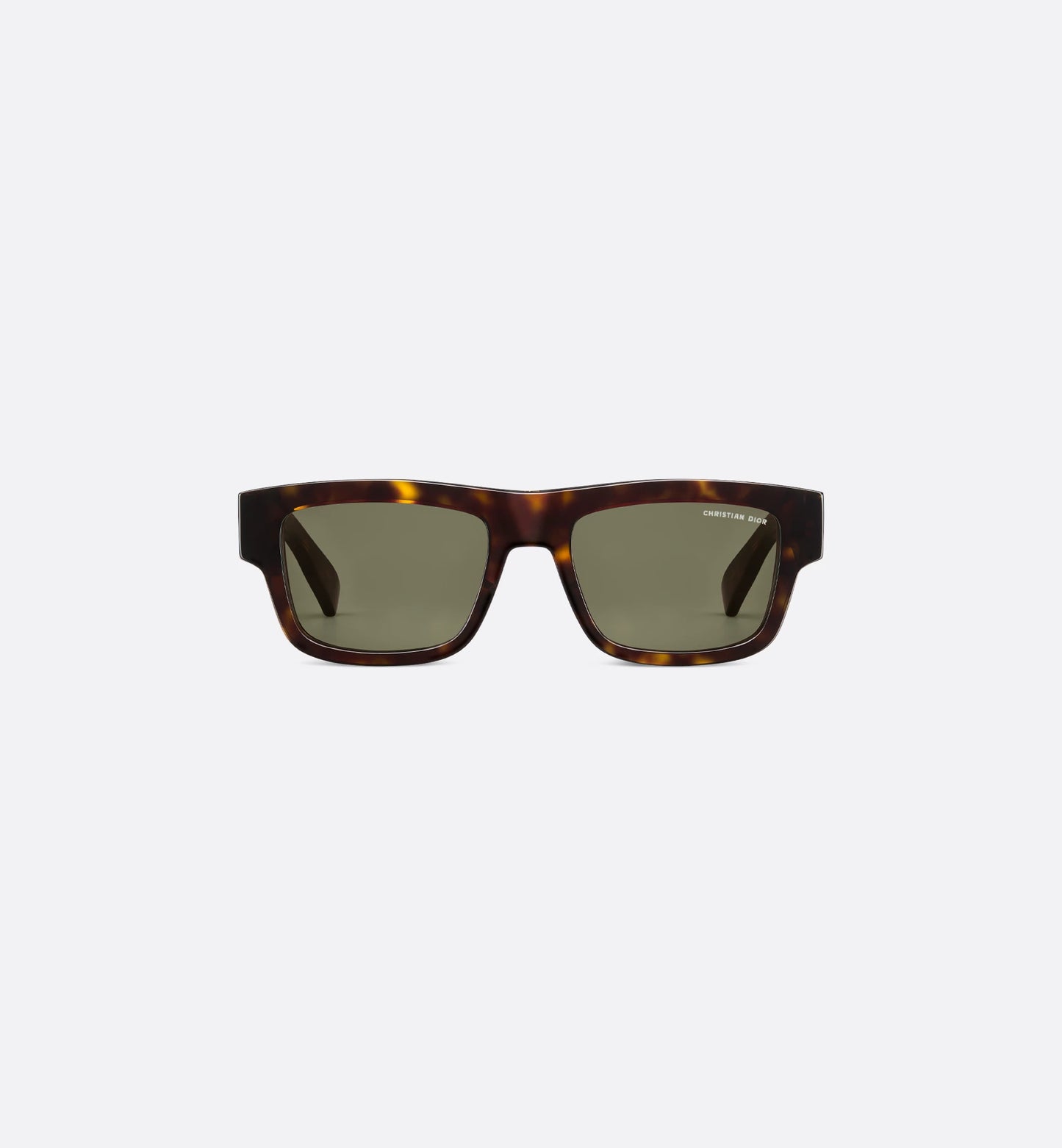 Rechteckige Sonnenbrille Oblique S3I Braun Schildpattoptik Herren