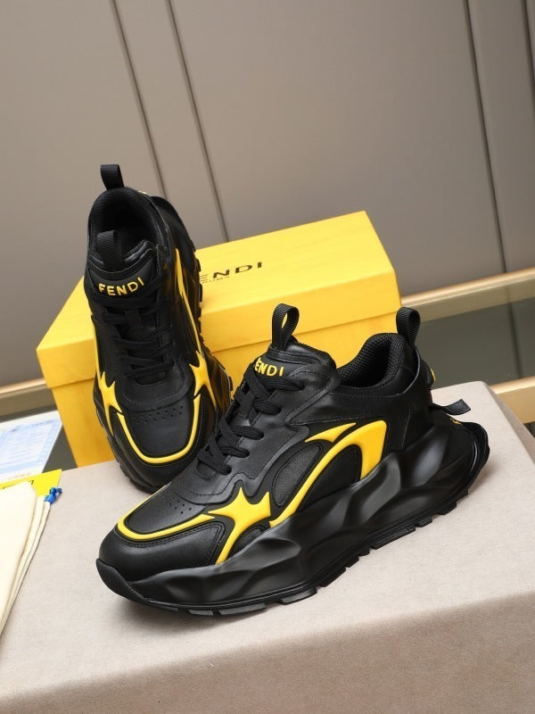 Roma Sneakers in Schwarz/Gelb