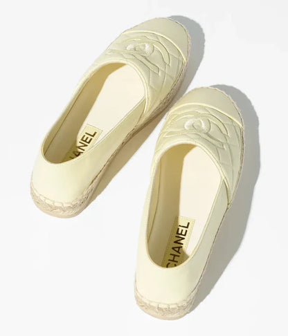 Espadrilles light yellow