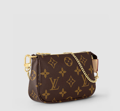 Mini pochette Accessoires aus Monogram-Canvas
