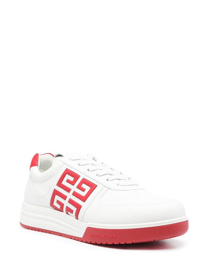 Low-top G4 sneakers in red
