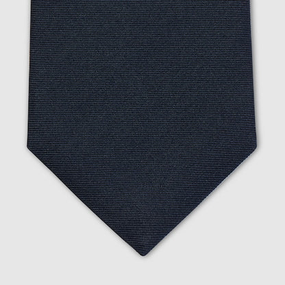 Krawatte aus Jacquardseide Web Blau