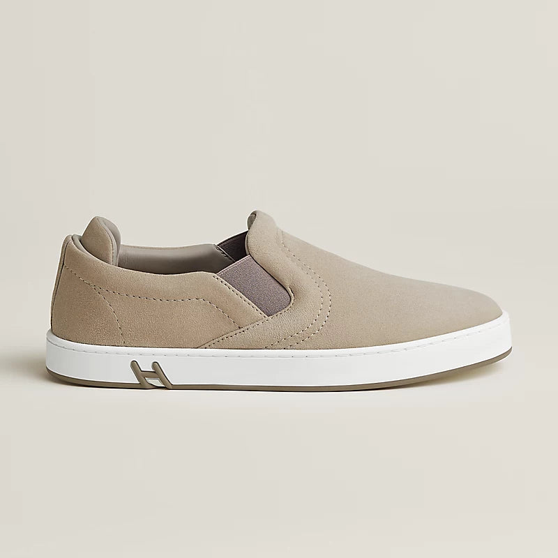 Lucky Slip-on Sneaker Kieselbeige