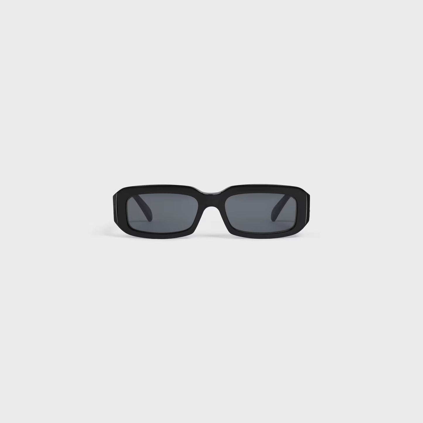 Triomphe Herren 01 Sonnenbrille aus schwarzem Acetat