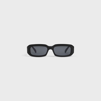 Triomphe Herren 01 Sonnenbrille aus schwarzem Acetat
