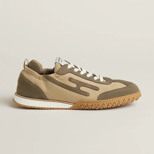 Jet Sneaker Linen Beige / Tundra Green