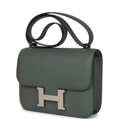 Constance 23 Vert Amande Epsom Palladium Hardware
