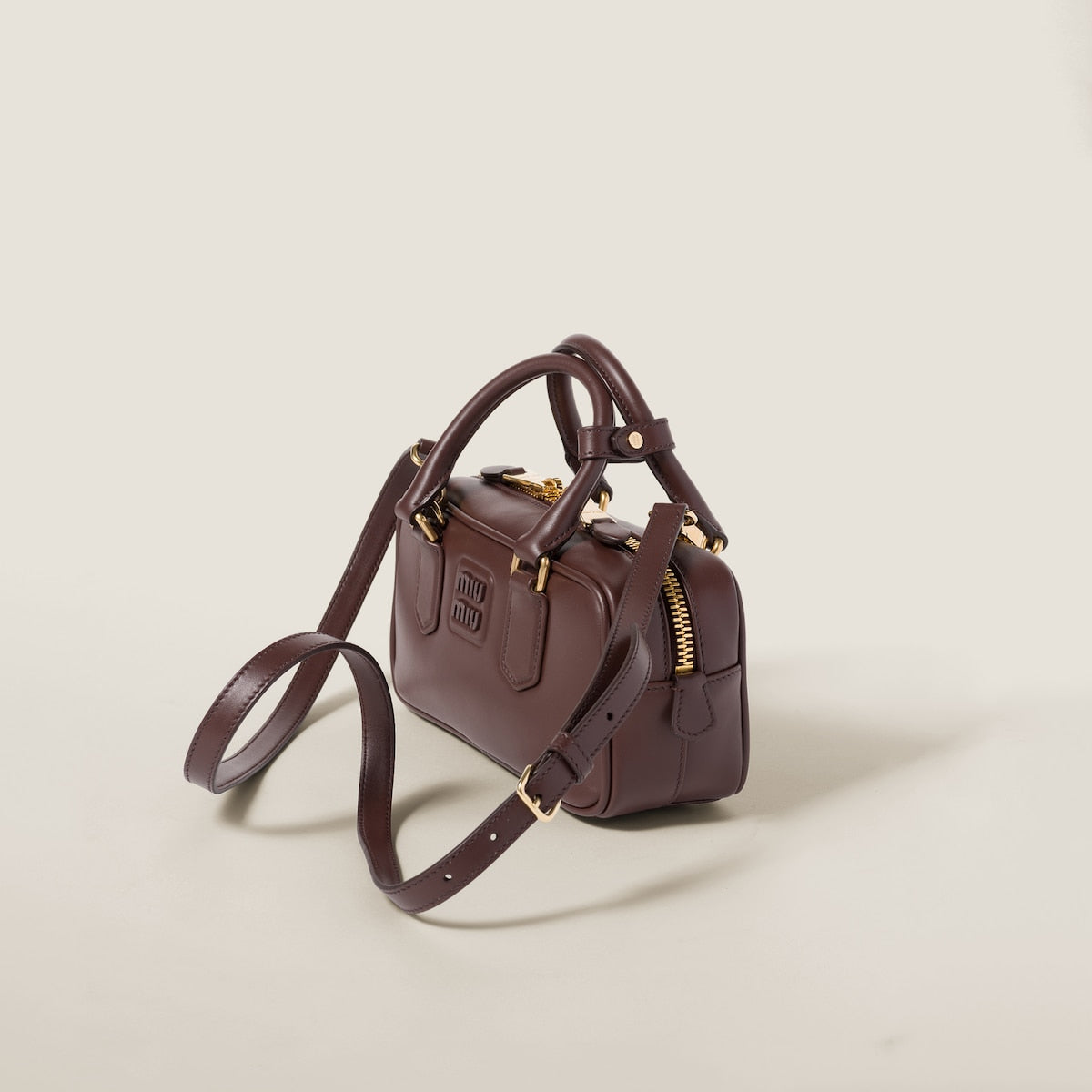 Arcadie Tasche regulär aus Leder in Dunkelbraun