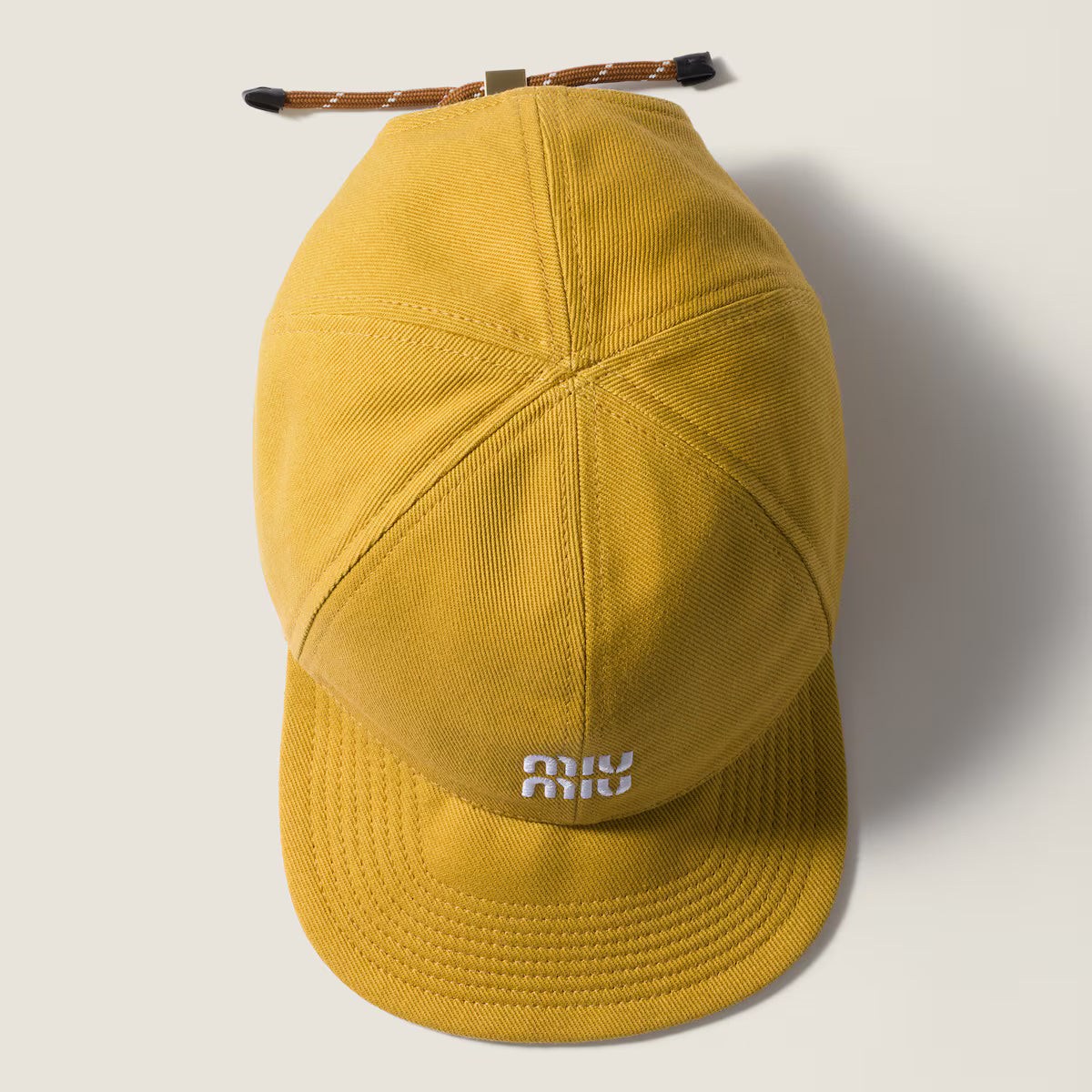Baseballkappe aus Denim Topas/Brandy