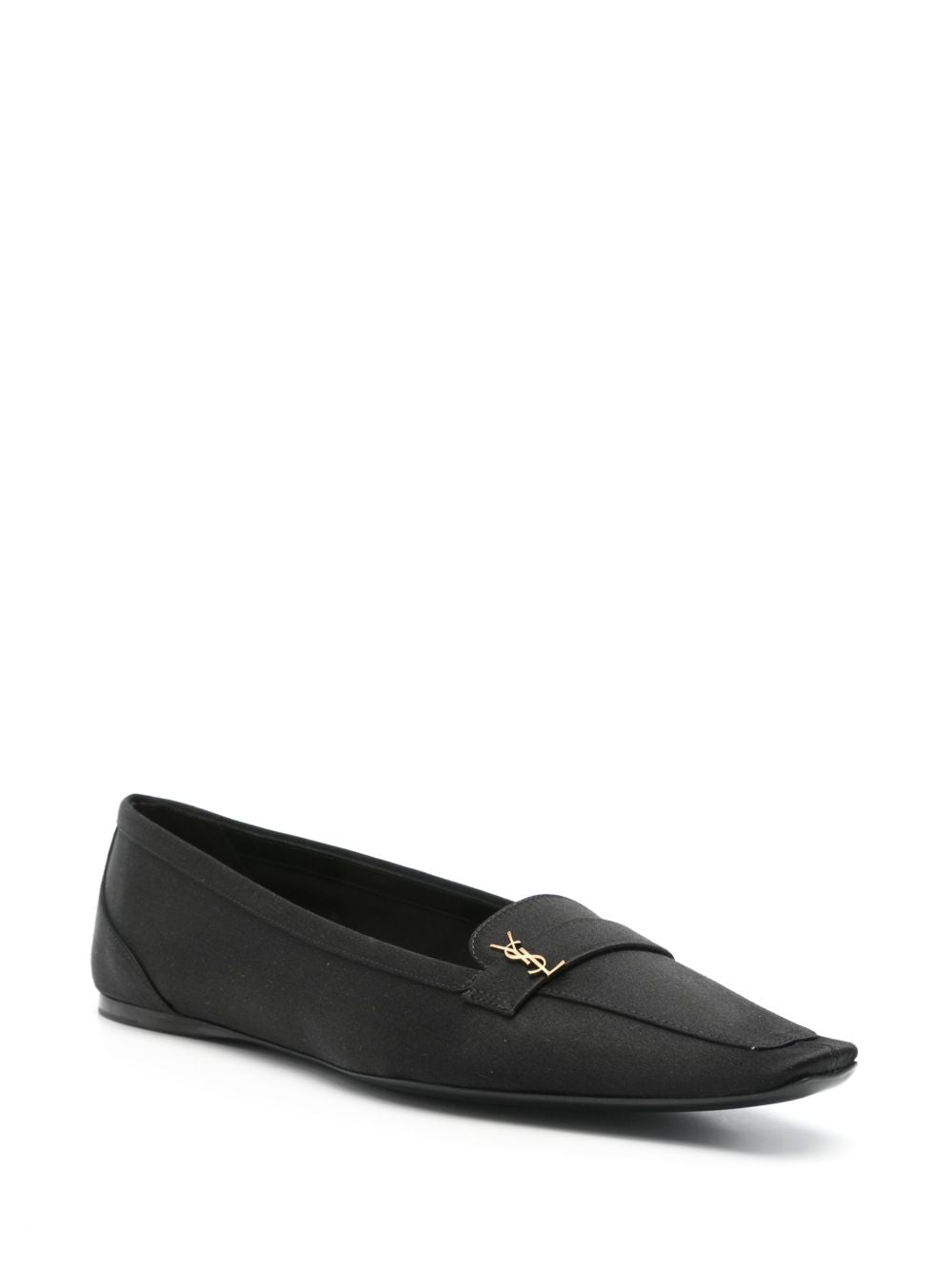 Poppy ballerinas in black calfskin
