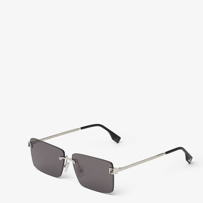 Sky Sonnenbrille aus Palladium-farbenem Metall für Herren