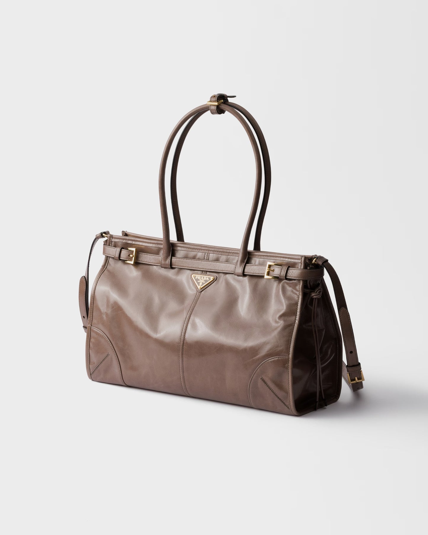 Bonnie Große Handtasche aus Leder Braun