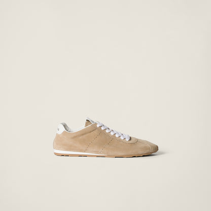 Sneakers Plume aus Wildleder in Desert