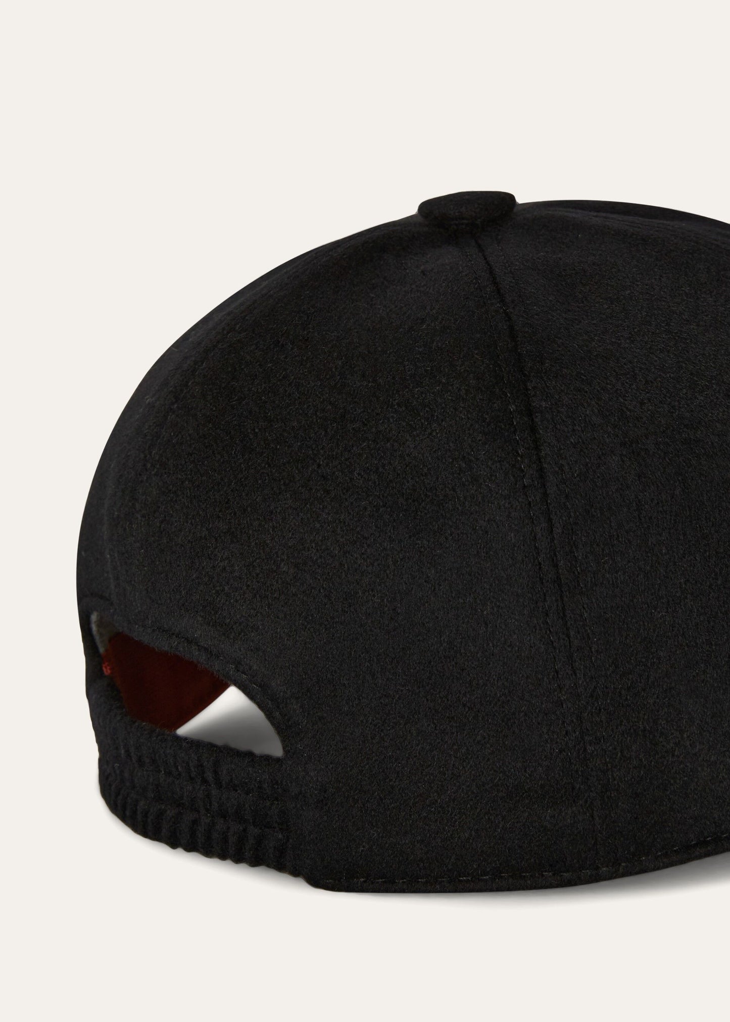 Black Winter Baseball Cap