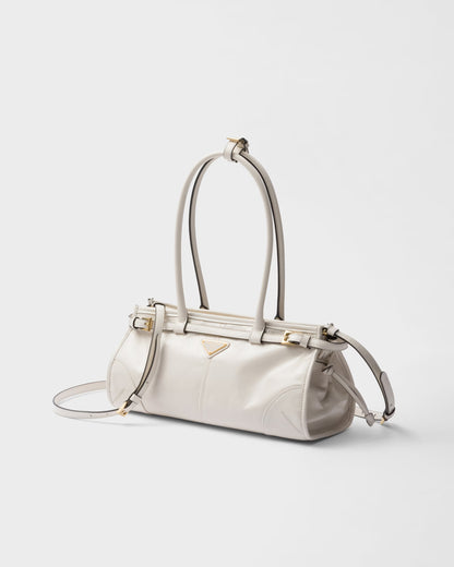 Bonnie Mittelgroße Handtasche aus Leder Weiß