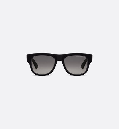 Oblique S4I Sonnenbrille Schwarz Quadratisch Herren