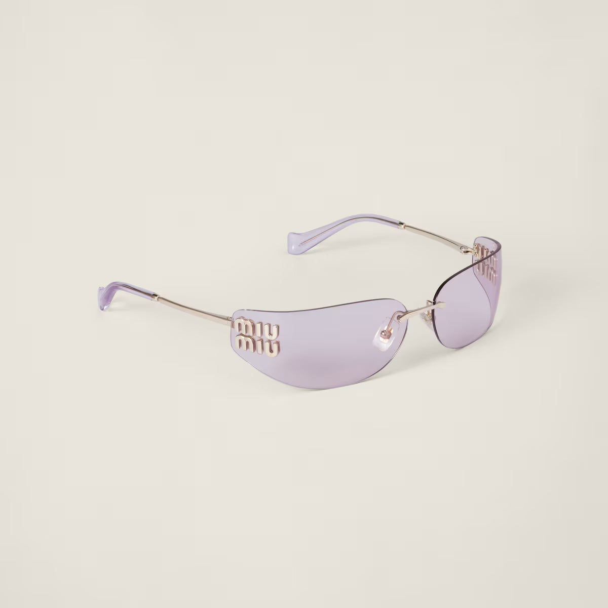 Aube Sonnenbrille Hellrosa Gläser