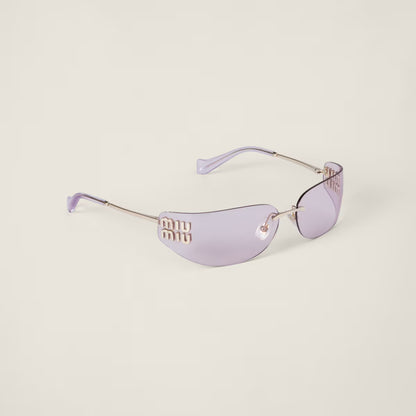 Aube Sonnenbrille Hellrosa Gläser