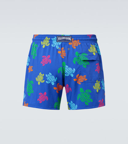 Badehose Moorise mit Print Blau