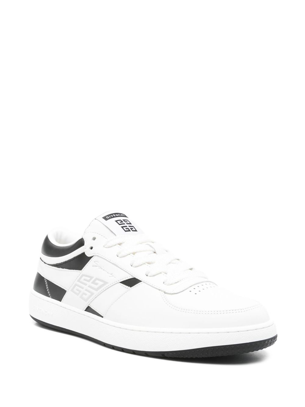 G-Move-Sneakers aus Leder in Weiß/Schwarz