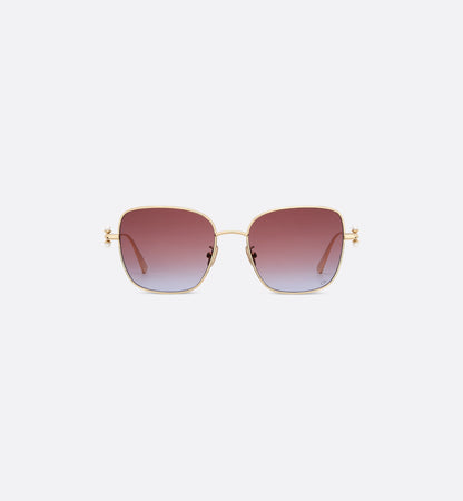 Tribales S1U square sunglasses with brown to indigo gradient for women