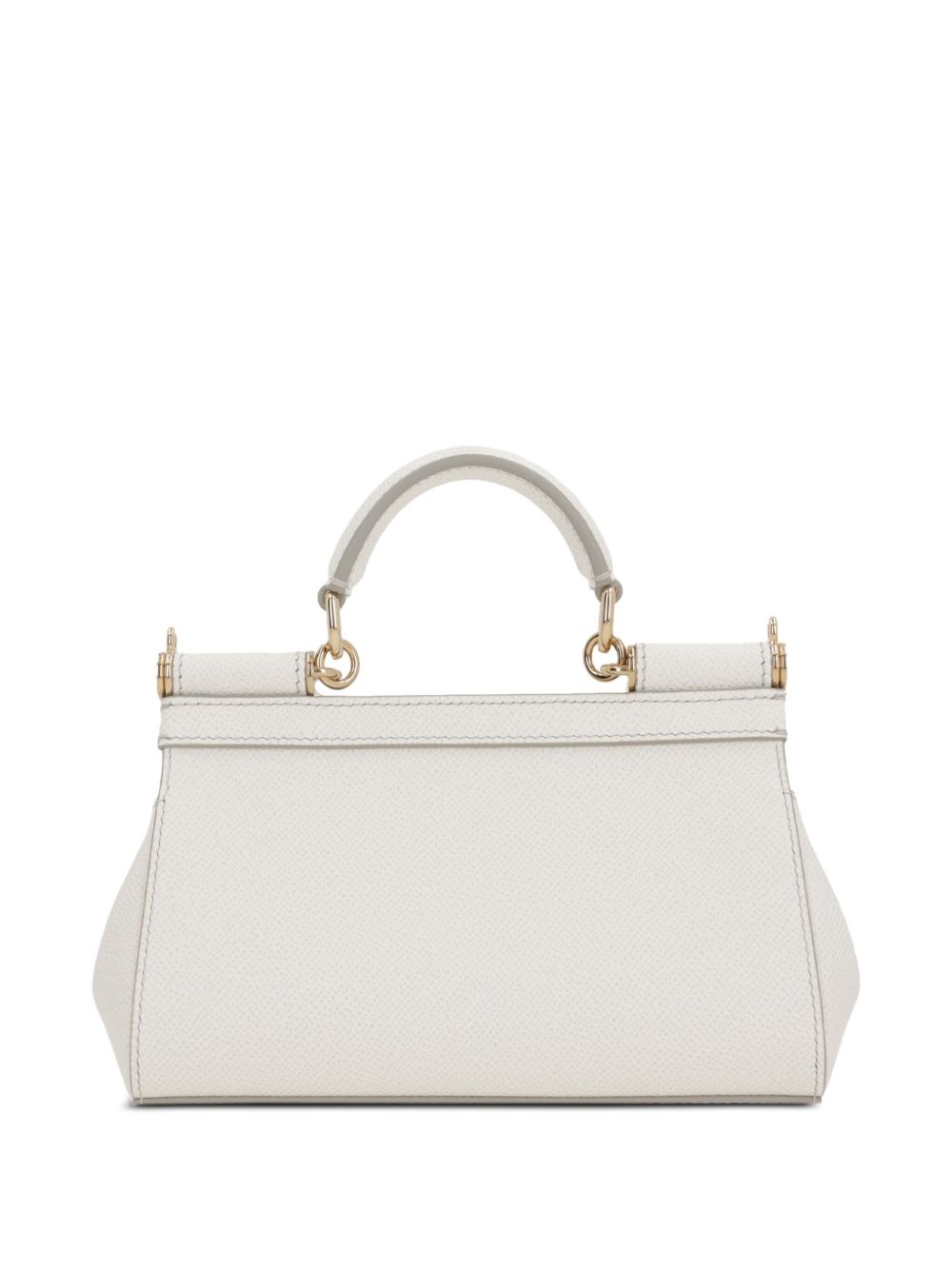 Weiße Ledertasche Sicilia
