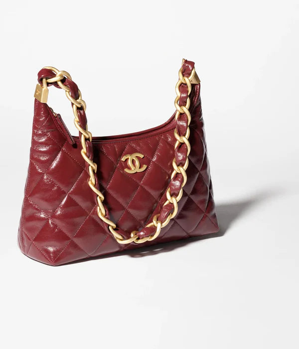 Hobo bag burgundy