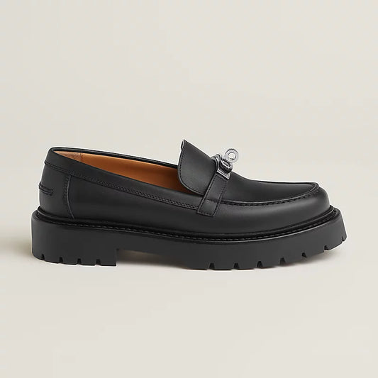 Icone Loafer Black Leather