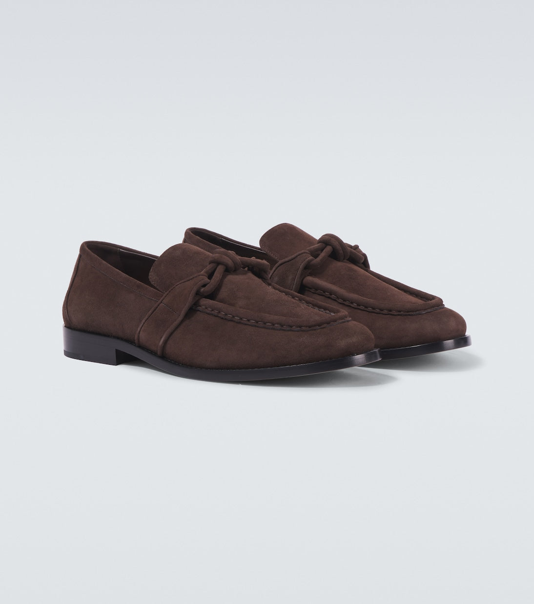 Astaire Knot Loafer aus Suede Braun