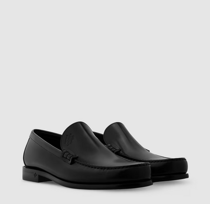 Major Loafer aus Leder Schwarz