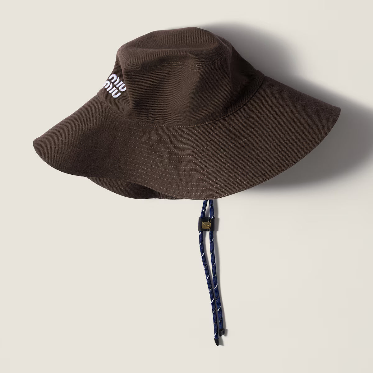 Denim Hat Dark Brown/Iris