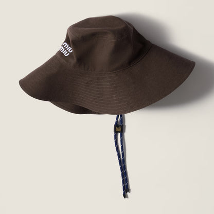 Denim Hat Dark Brown/Iris