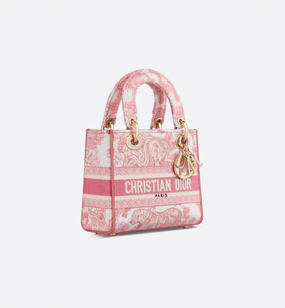 Medium Dior Book Tote Pink