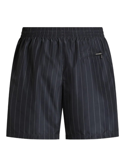 Gestreifte Badehose mit Kordelzug