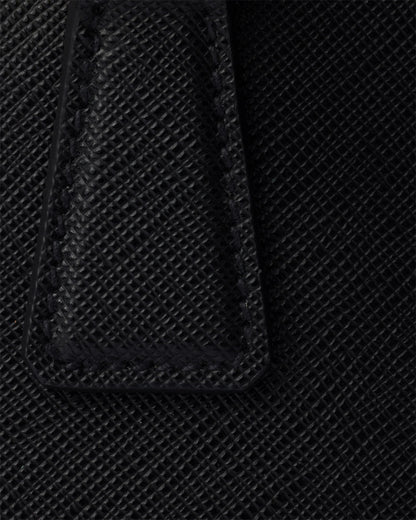 Galleria Mini Bag aus Saffiano-Leder Schwarz