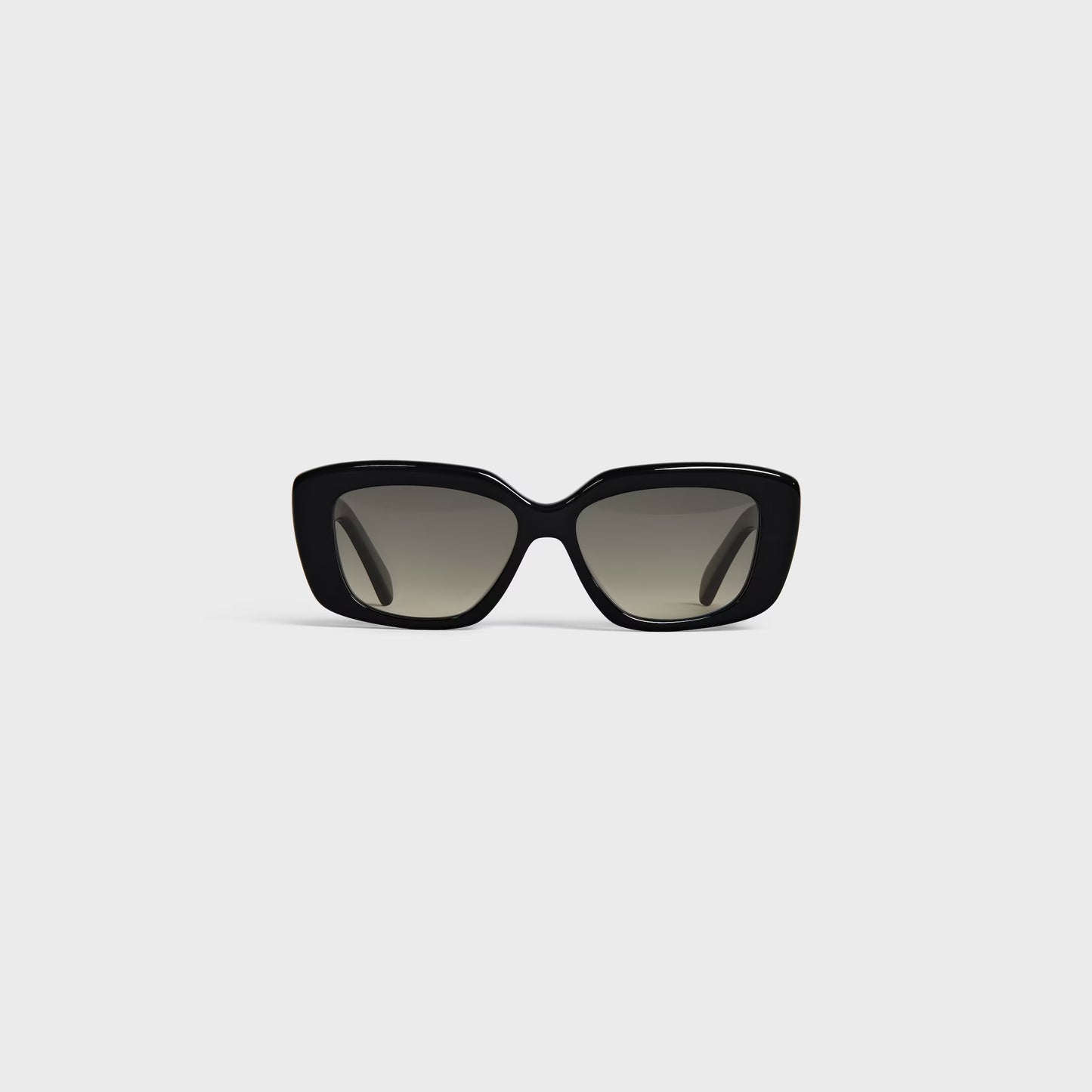 Triomphe 04 Sonnenbrille aus schwarzem Acetat für Damen