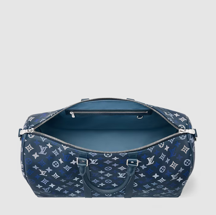 Keepall Bandoulière 50 Monogram Shadow Navy